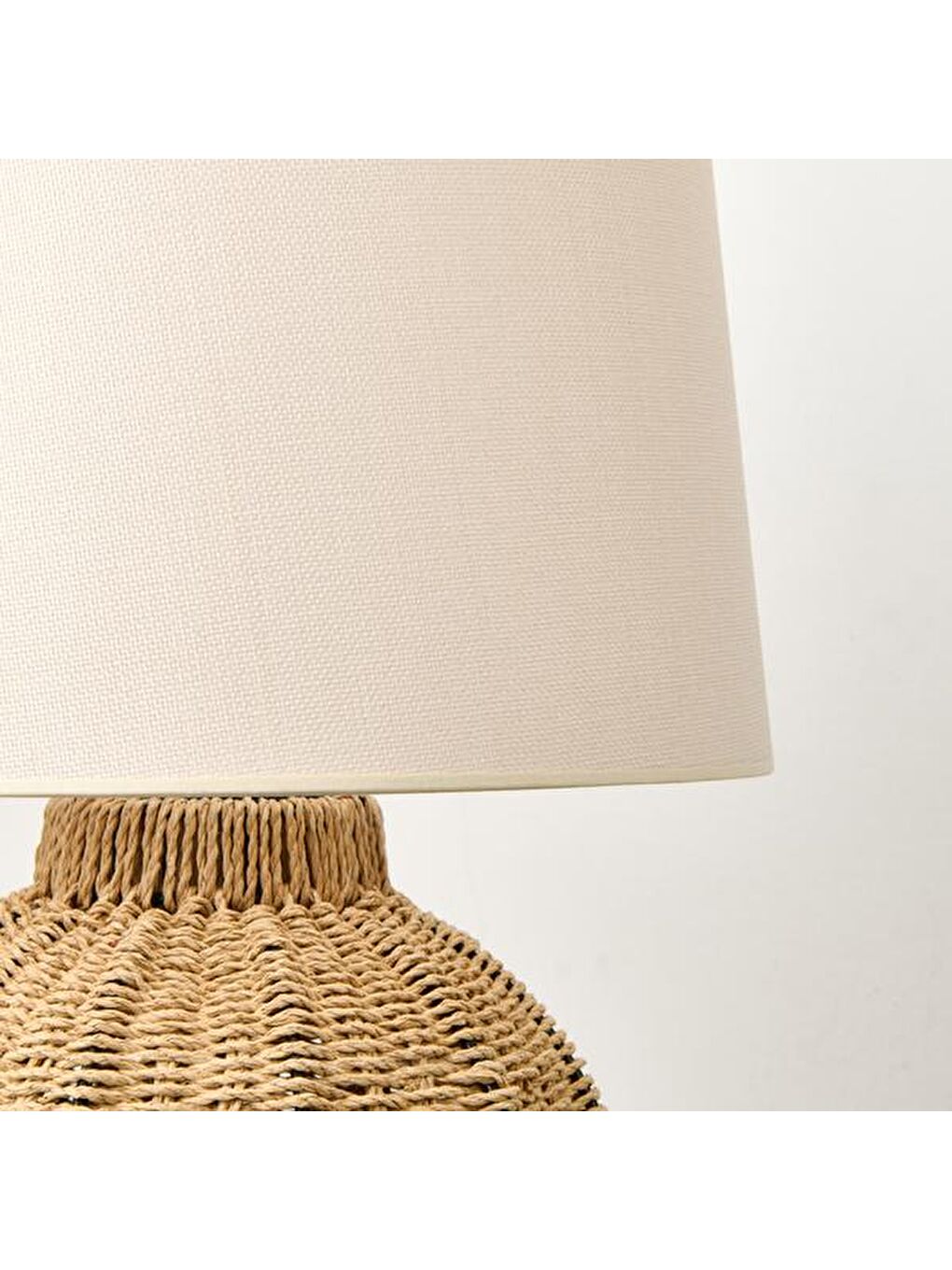 Lighting Borgo Abajur - Kahverengi / Beyaz - 50x30 cm-1