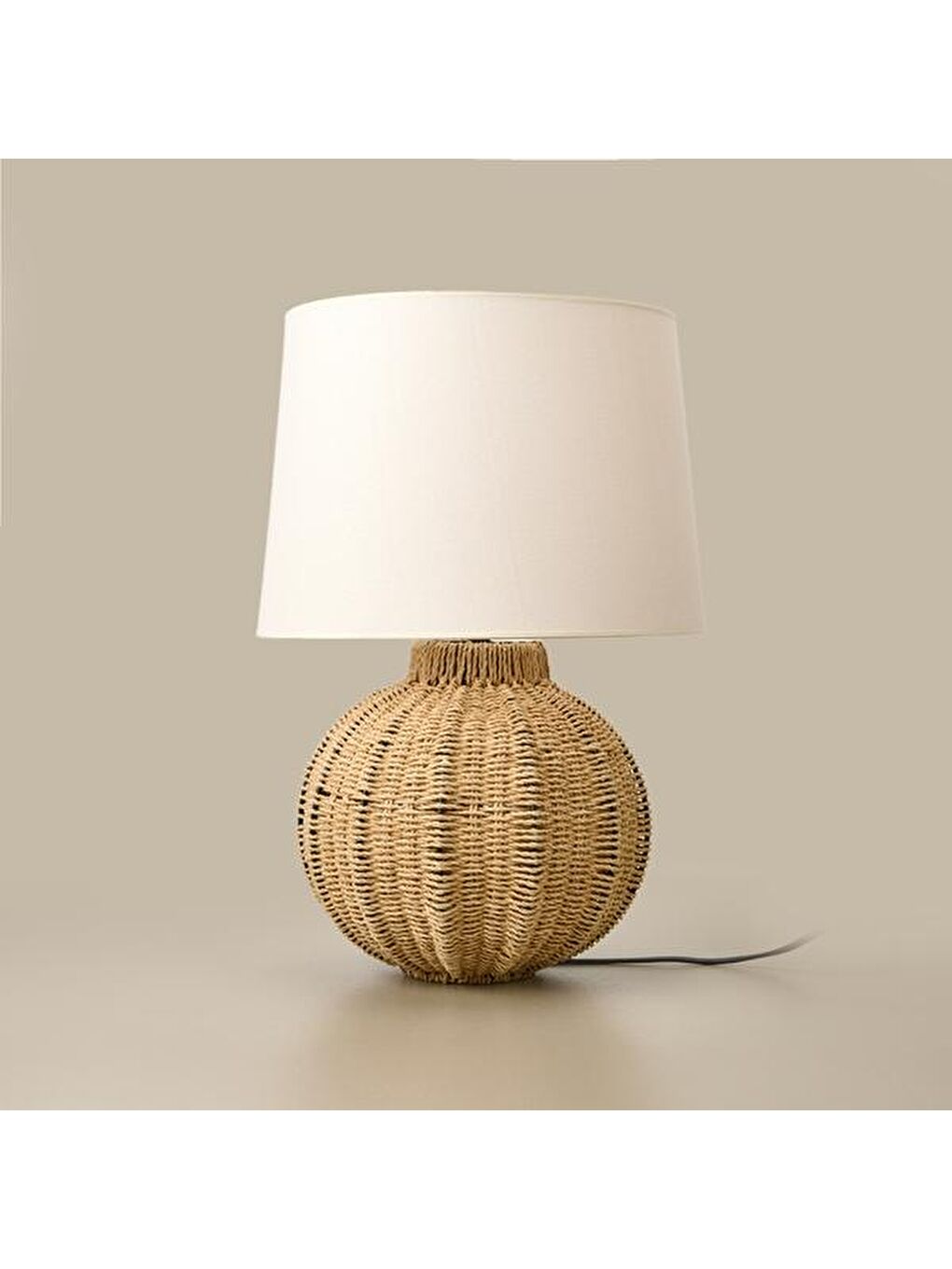 Lighting Borgo Abajur - Kahverengi / Beyaz - 50x30 cm-2