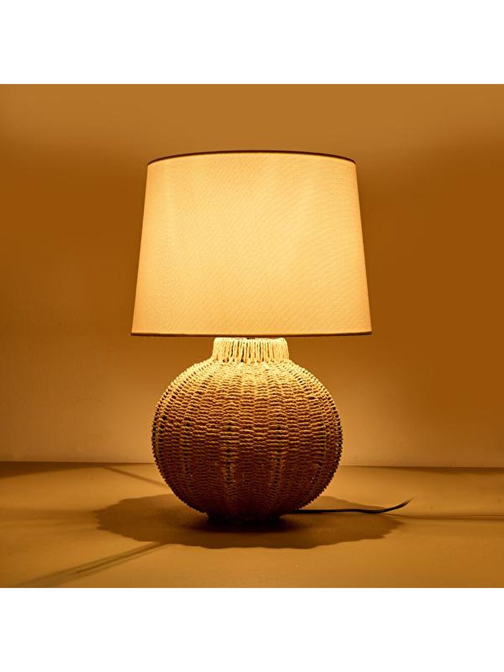 Lighting Borgo Abajur - Kahverengi / Beyaz - 50x30 cm-3