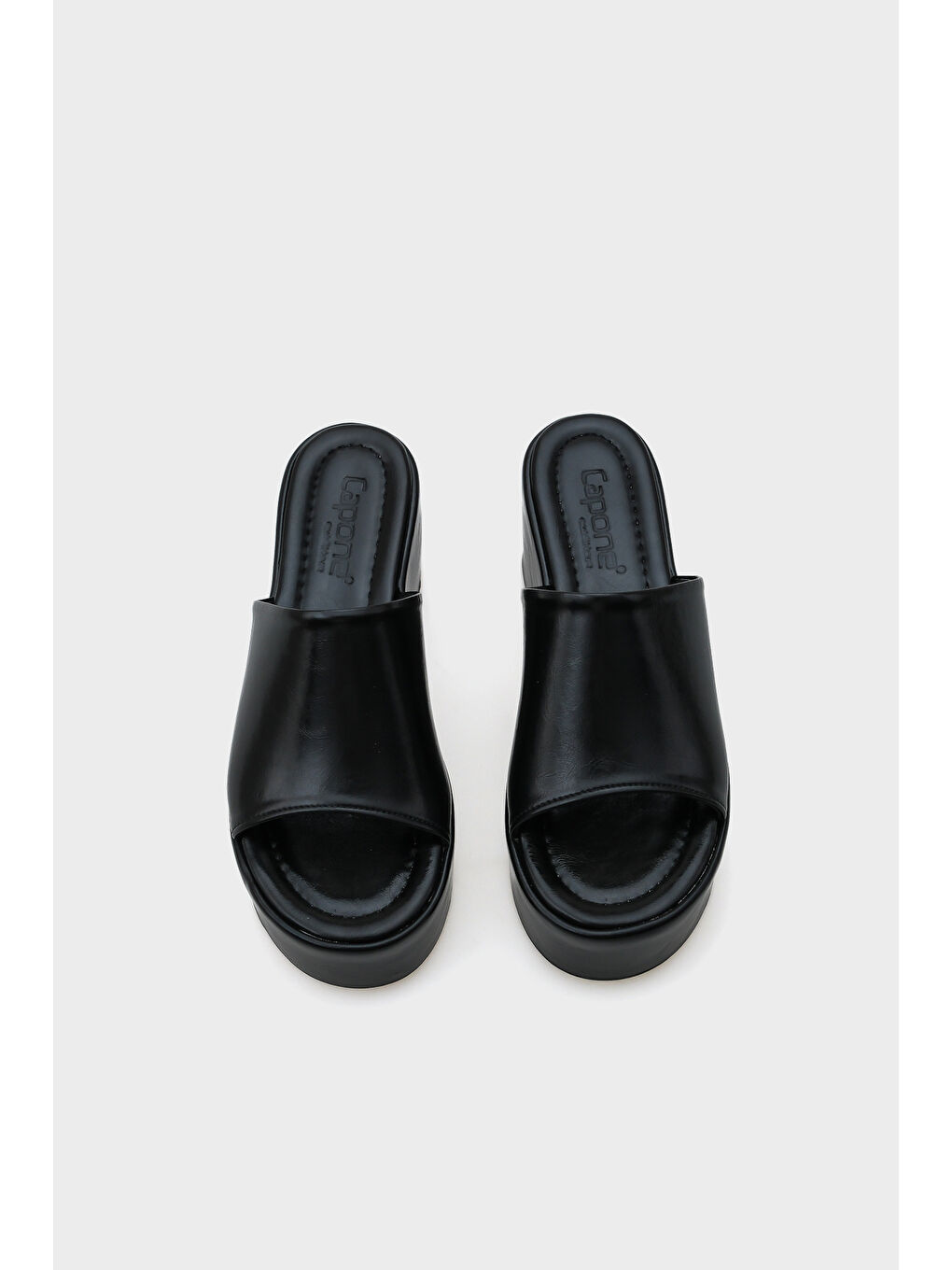 Beyaz olgu Topuk Kadın Terlik-5