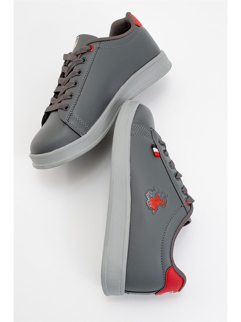 Gri Unisex Sneakers Günlük Spor Ayakkabı Füme-5