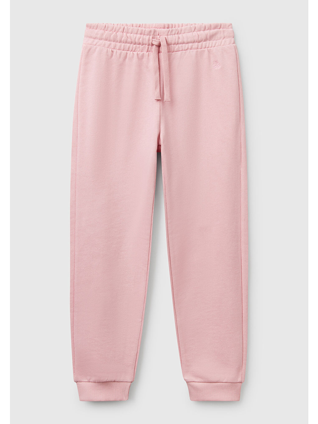 Kız Çocuk Pembe Benetton Logolu Eşofman Altı