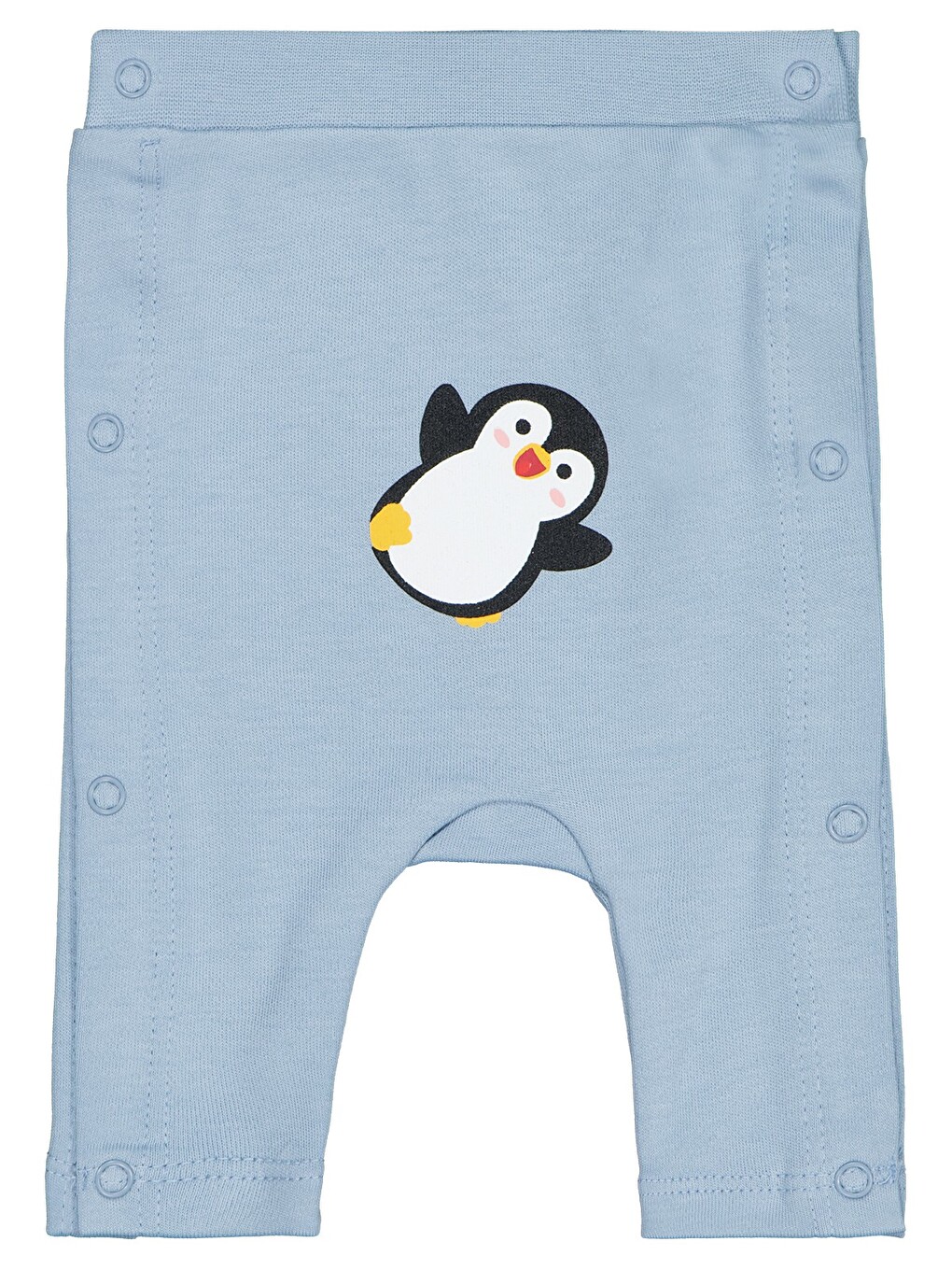 Baby Penguen Emprime Tek Alt Bebe - Mavi