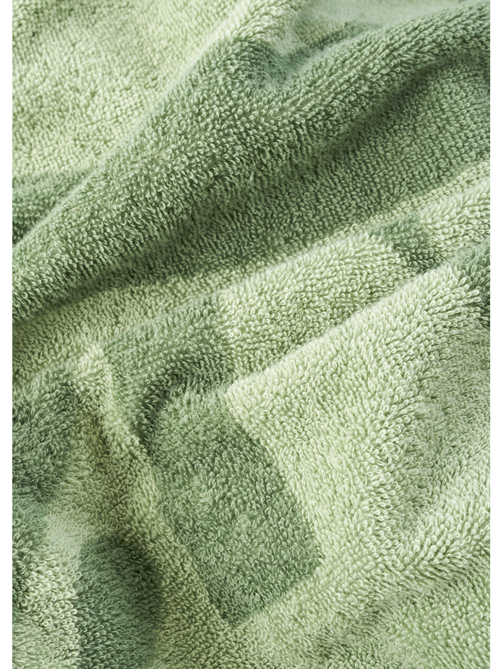 %100 Pamuk Slow Life Plaj Havlusu Yeşil (90x150 Cm)-1
