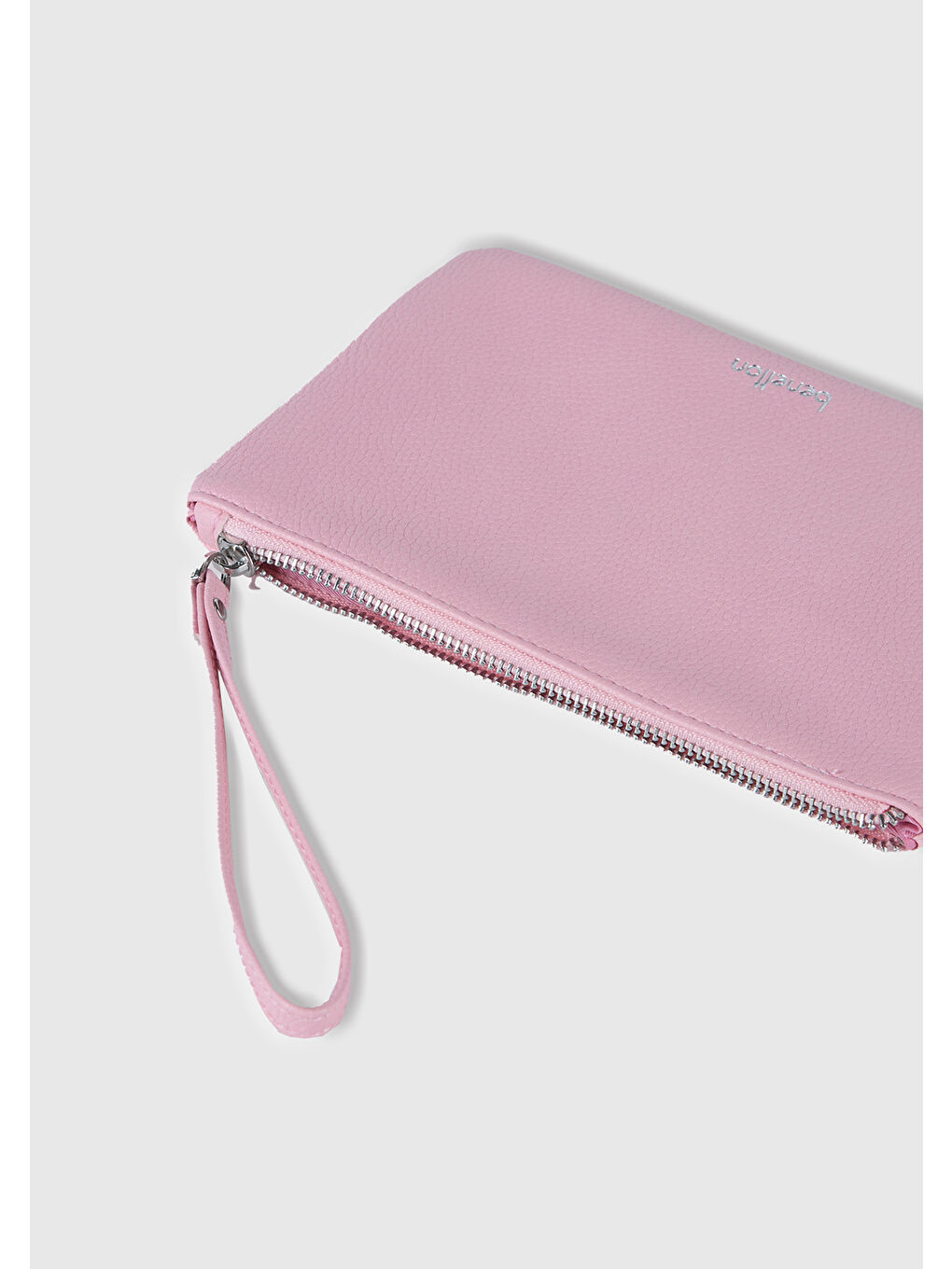 Unisex Pembe Clutch Çanta-2