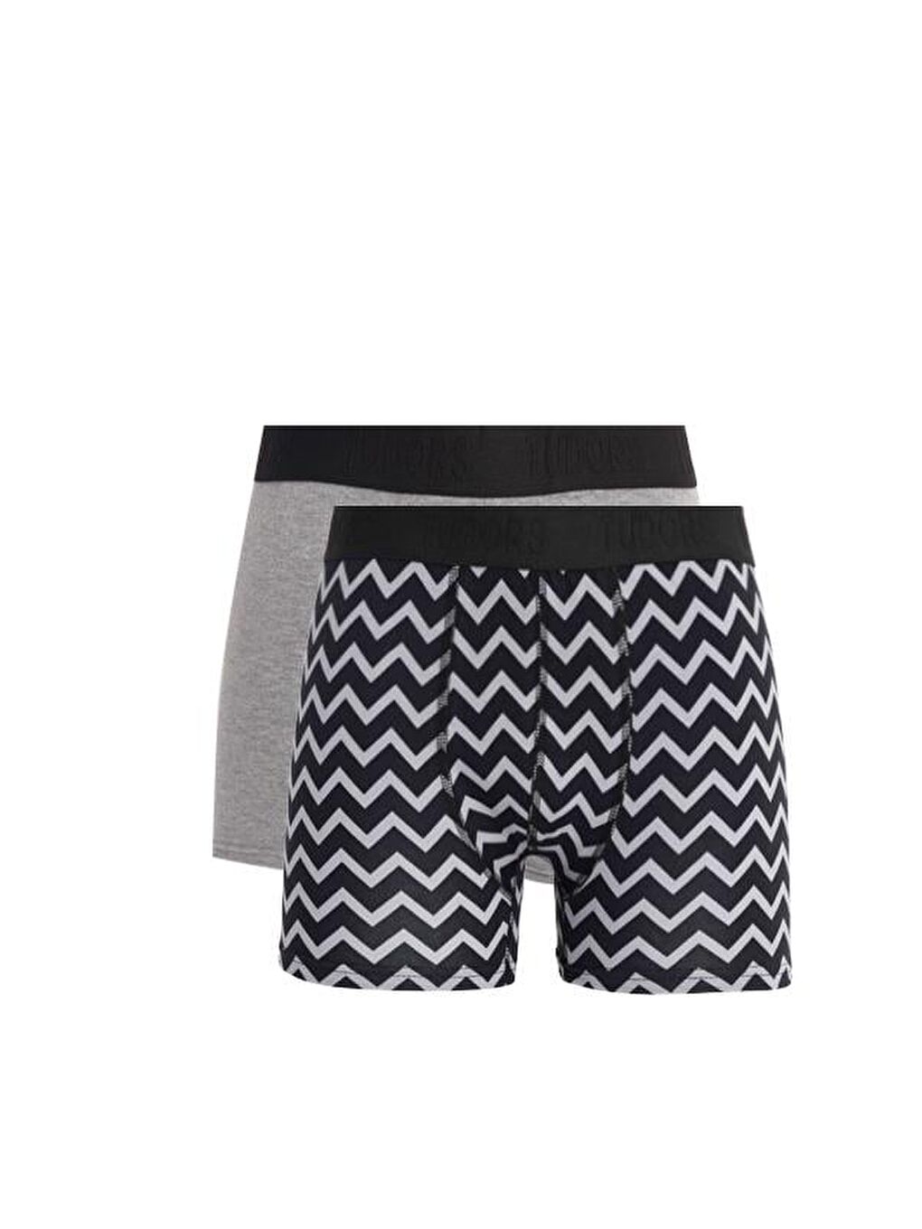 Karışık Erkek 2'Li Pamuk Elastanlı Esnek Kumaş Boxer