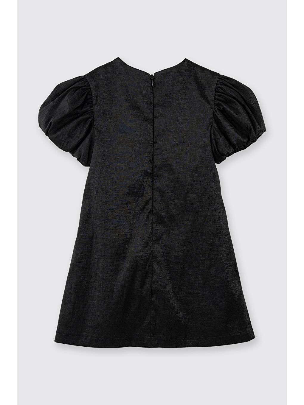 Kız Bebek Fiyonk Detaylı Abiye Siyah Parti Elbisesi-2