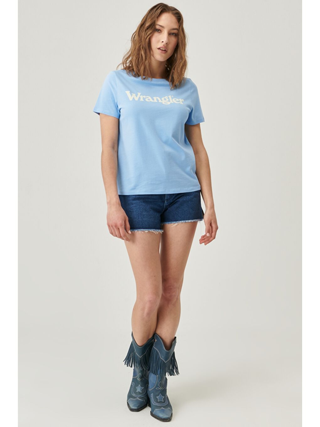 Lacivert Regular Fit Normal Kesim Yüksek Bel %100 Pamuk Jean Şort-1