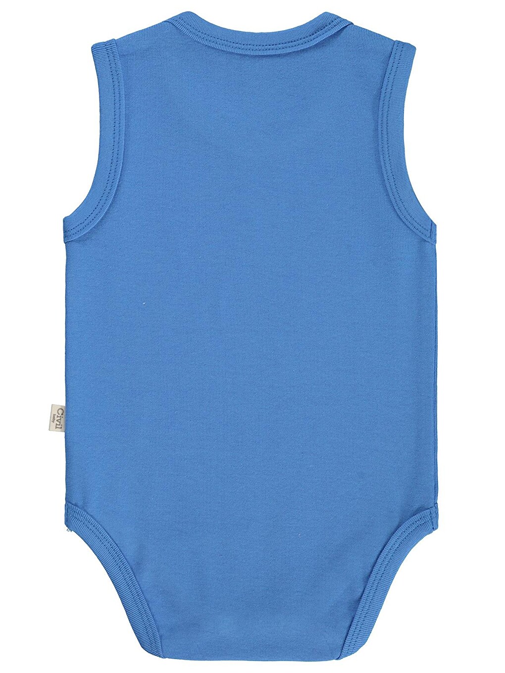Baby 3'lü Düz Sıfır Kol 0-36 Ay Çıtçıtlı Badi - Turuncu-3