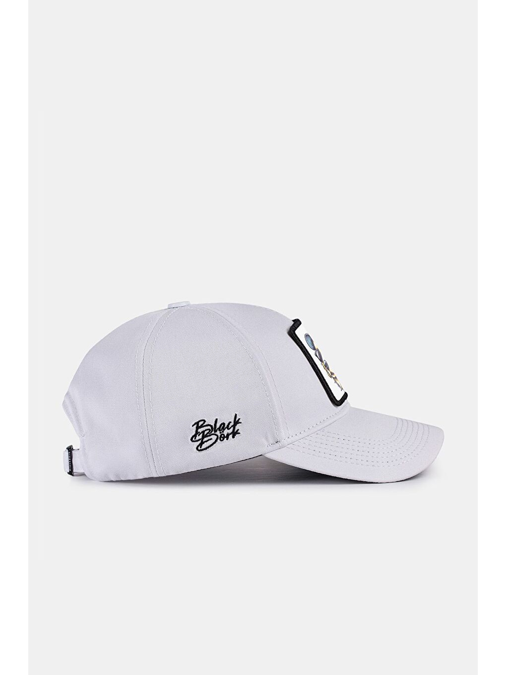 Six Köpek Logolu Beyaz Beyzbol Şapka-1