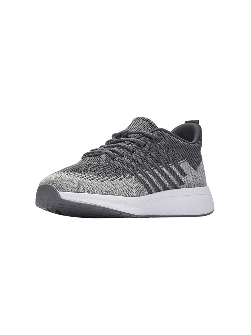 Gri Unisex Yazlık Triko Spor Ayakkabı Füme-2