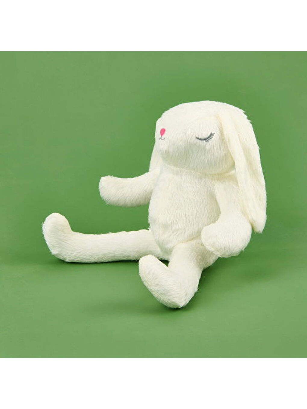 Evidea Soft Uyuyan Tavşan Figürlü Yastık - Beyaz - 20x35 cm - 2