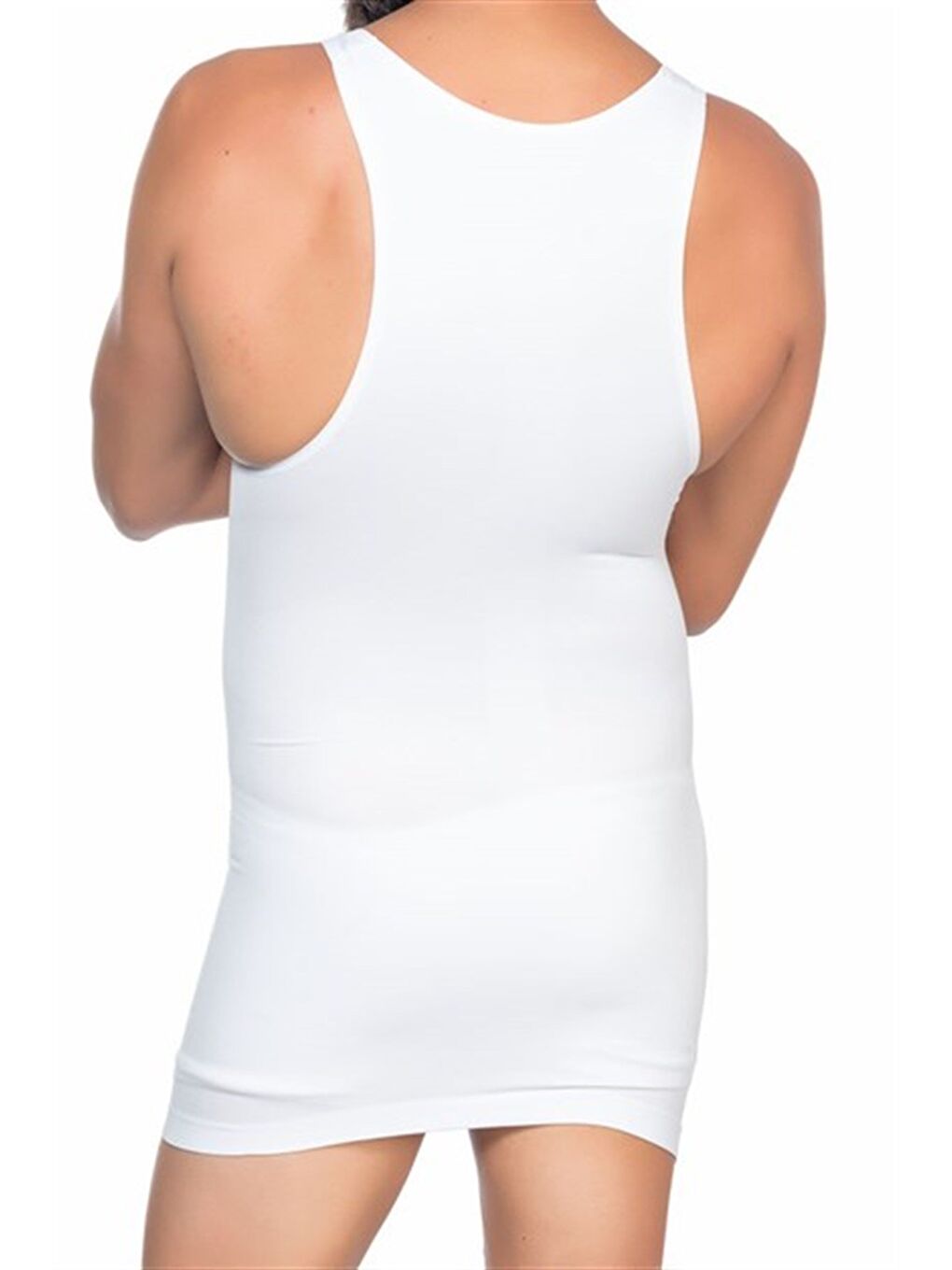 C11002 Erkek Atlet Korse Beyaz-2