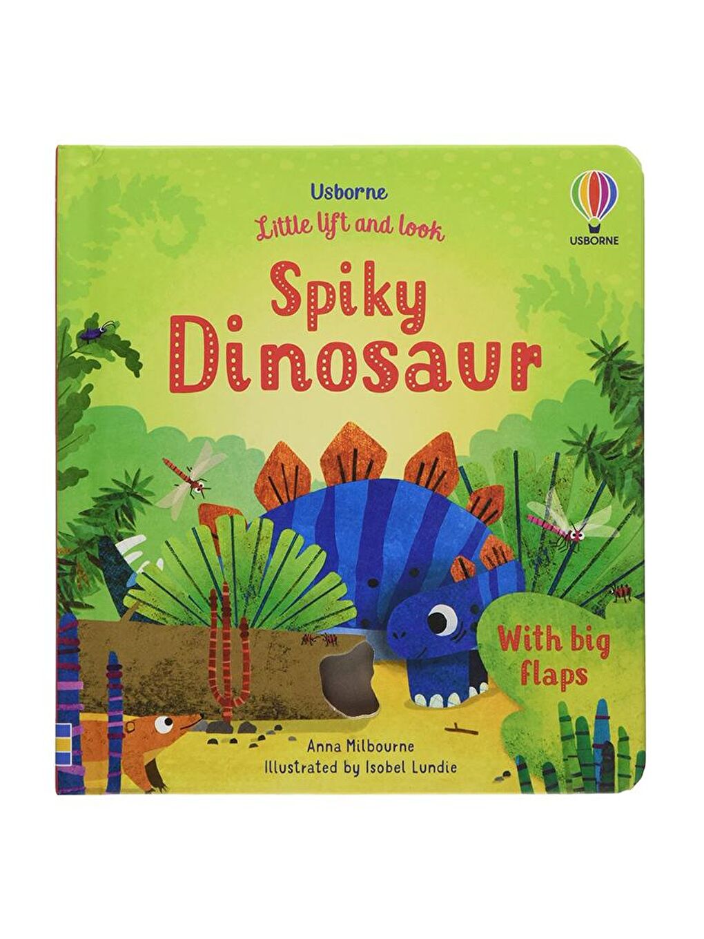 Usborne Renksiz Lift and Look Spiky Dinosaur