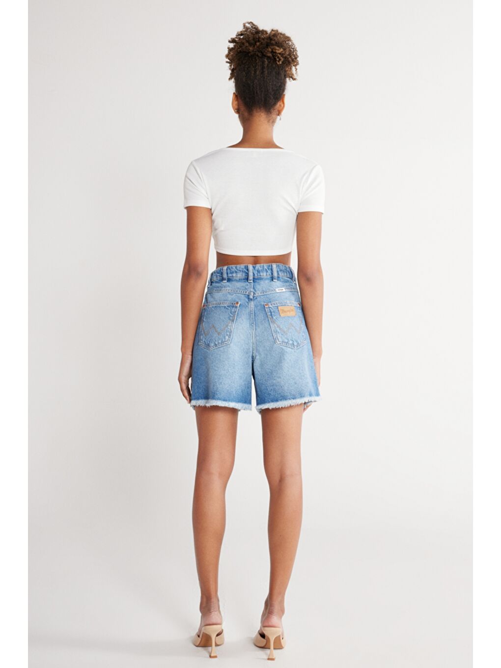 Donna Regular Fit Normal Kesim %100 Pamuk Açık Mavi Jean Jean Şort-7