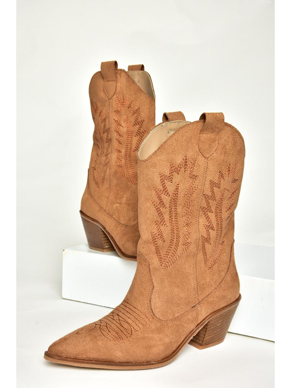 Kahverengi T2676550 Taba Kadın Bot-1