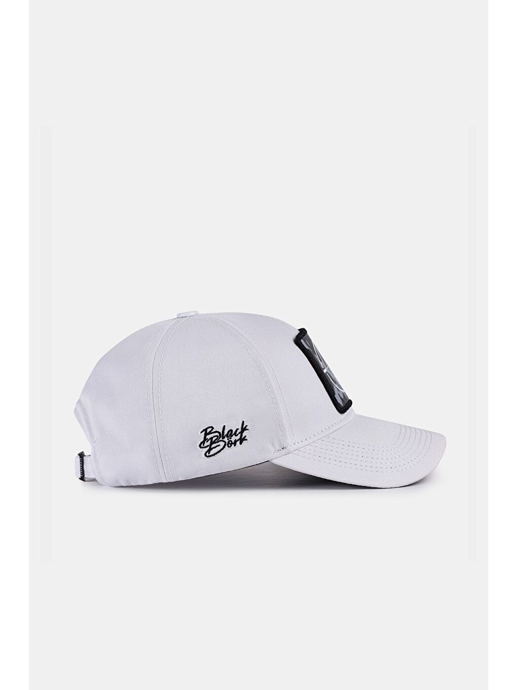 Six Kamuflaj Hedef Logolu Beyaz Beyzbol Şapka-1