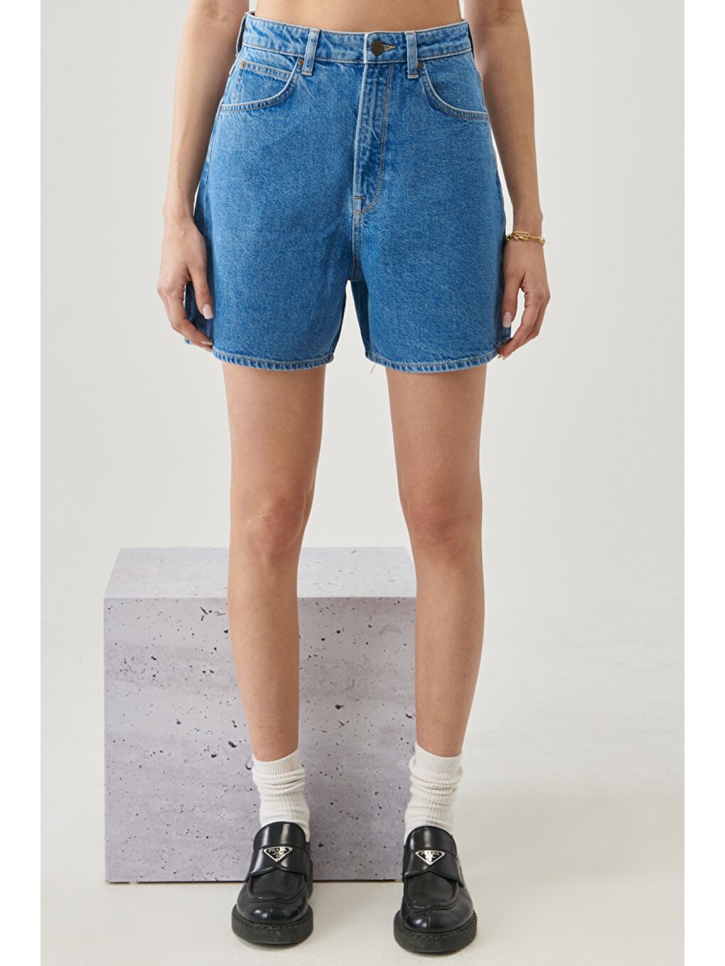 Mavi Stella Regular Fit Rahat Kesim %100 Pamuk 5 Cep Jean Şort-1