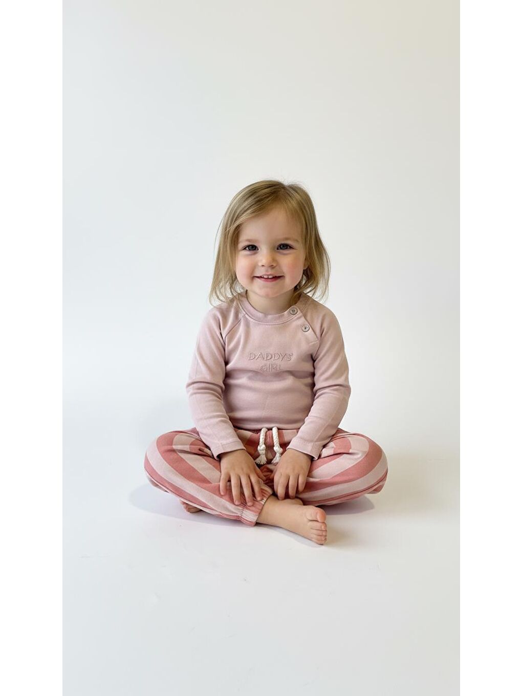 Pembe Çizgili Mummy&Dadys Girl 2 Li Takım-3