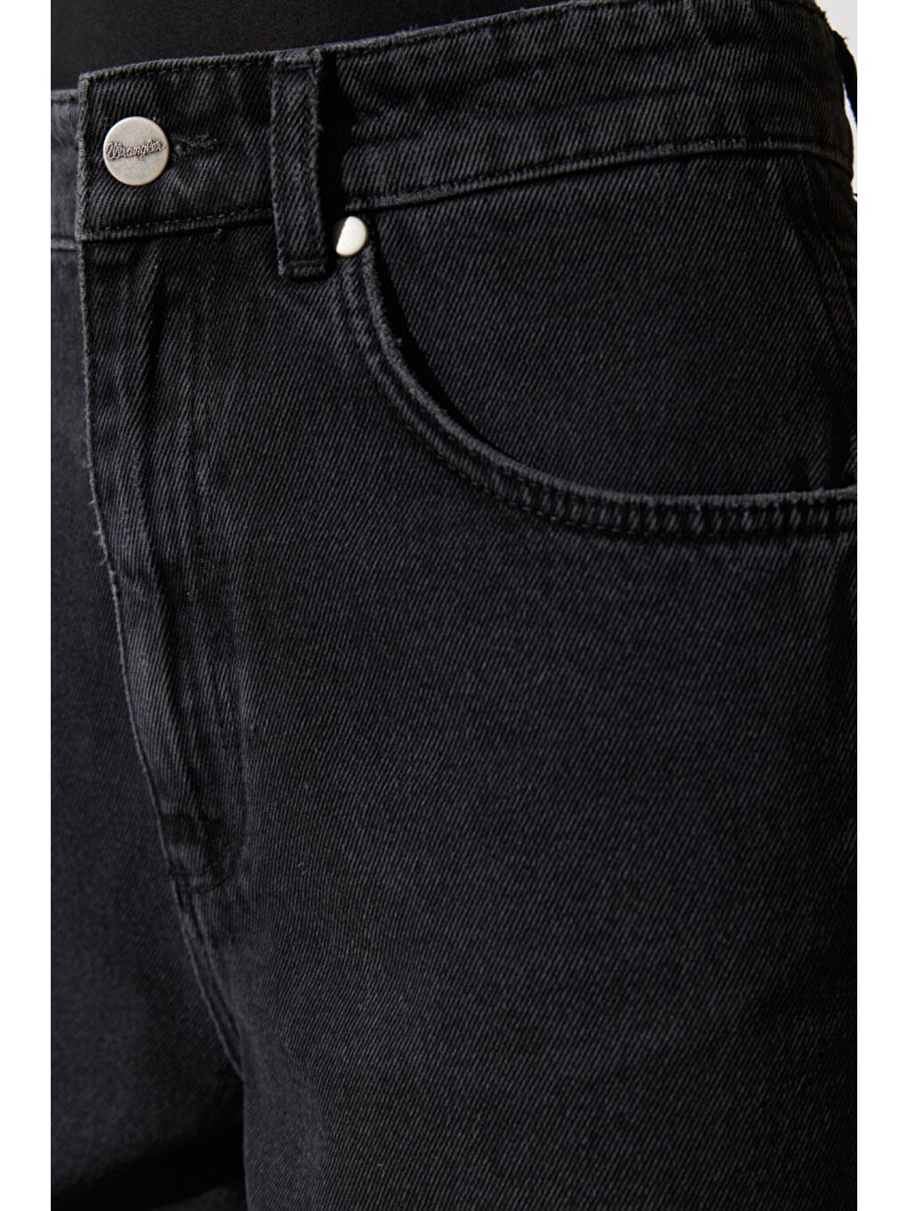 Donna Regular Fit Normal Kesim %100 Pamuk Siyah Jean Jean Şort-3