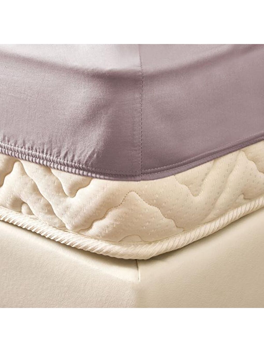 Soft Tek Kişilik Lastikli Çarşaf - Açık Gri - 120x200 cm-2