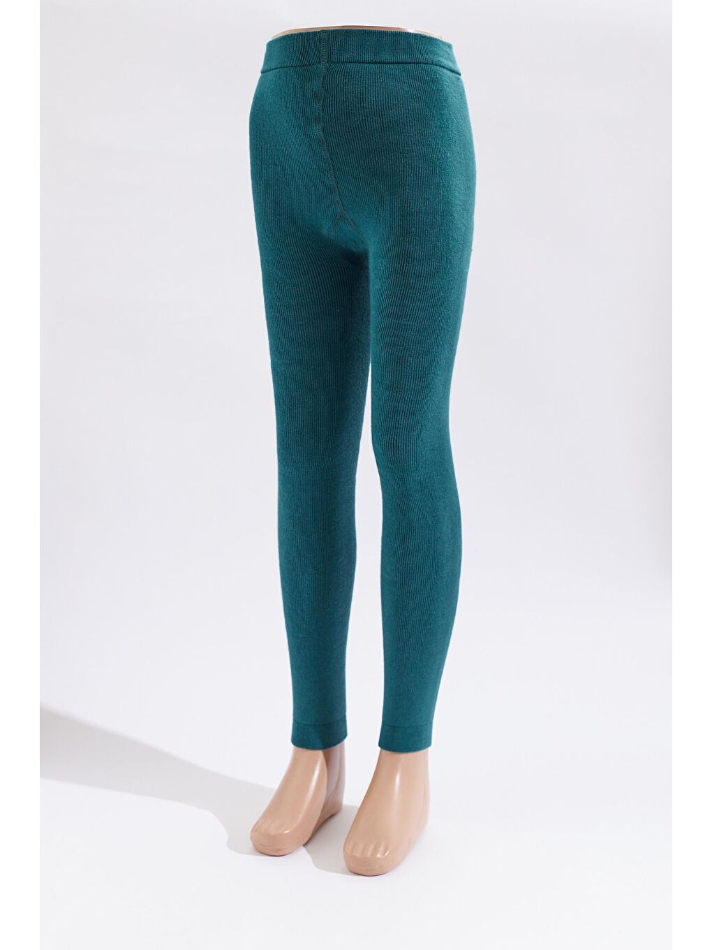 İçi Havlu Çocuk Tayt Koyu Yeşil-1