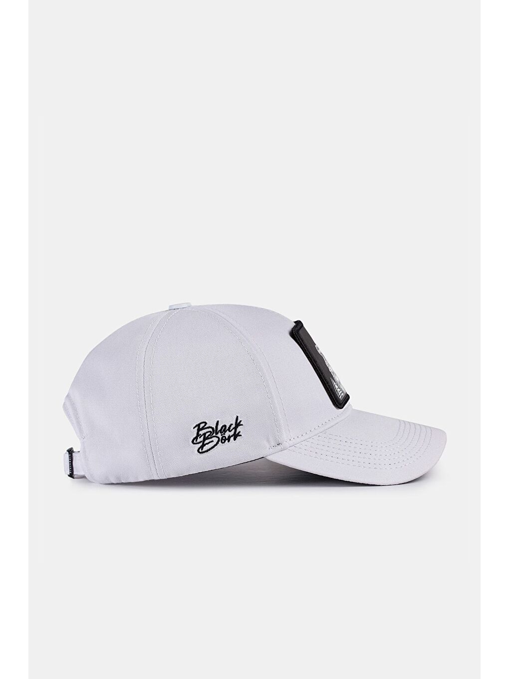 Six Logolu Beyaz Beyzbol Şapka-1