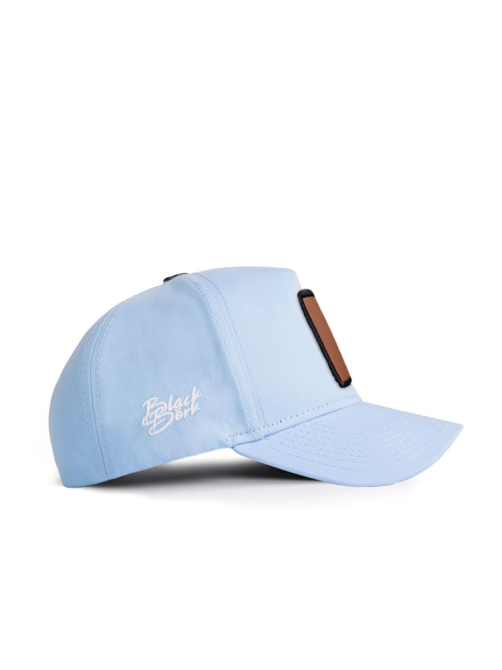 Hustle Logolu Buz Mavi Beyzbol Şapka-1