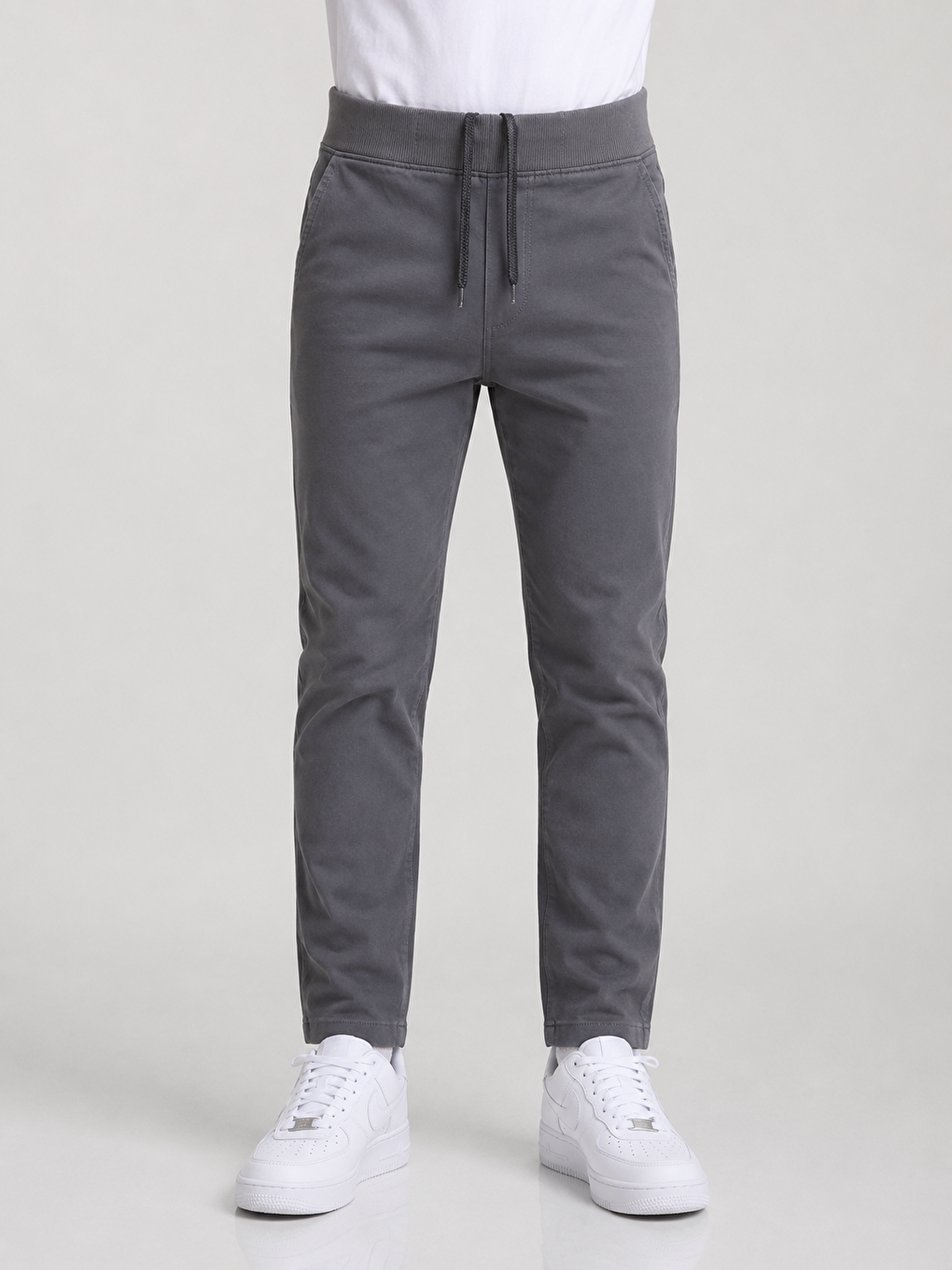 Gri Kız Çocuk Okul Pantolonu Unisex-2