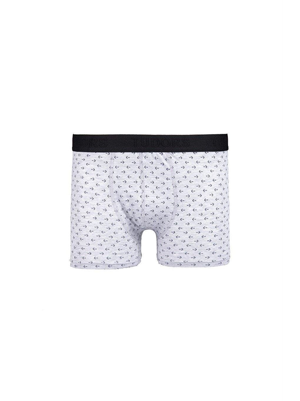 Karışık Erkek 10'Lu Elastanlı Pamuklu Esnek Kumaş Premium Seri Boxer-3