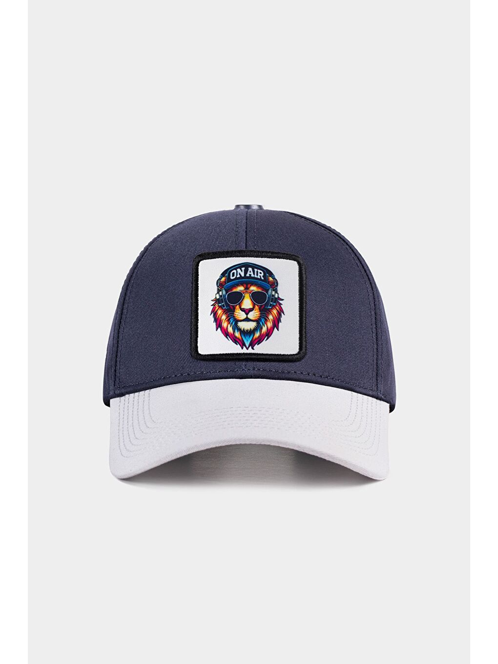 Six Aslan Logolu Beyaz-Lacivert Beyzbol Şapka