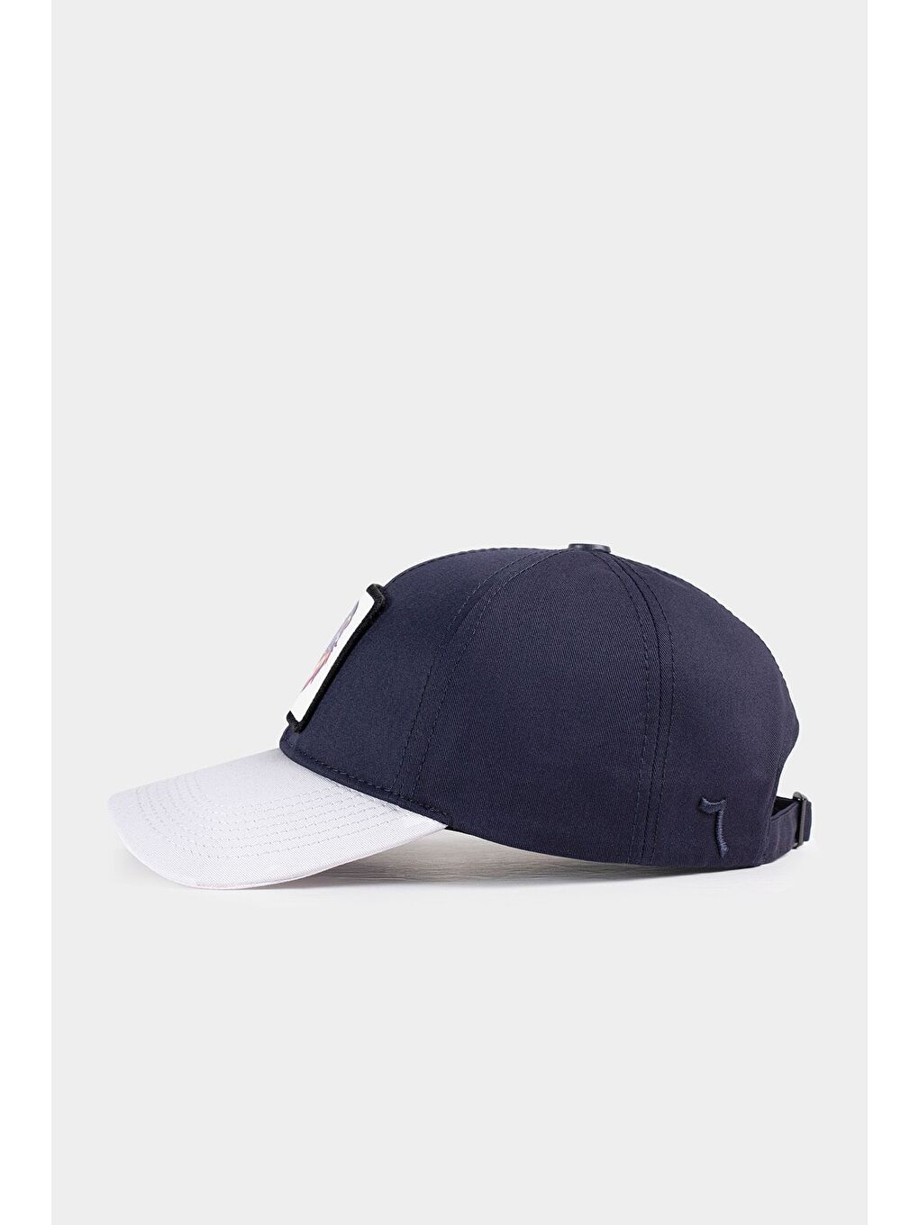 Six Aslan Logolu Beyaz-Lacivert Beyzbol Şapka-2