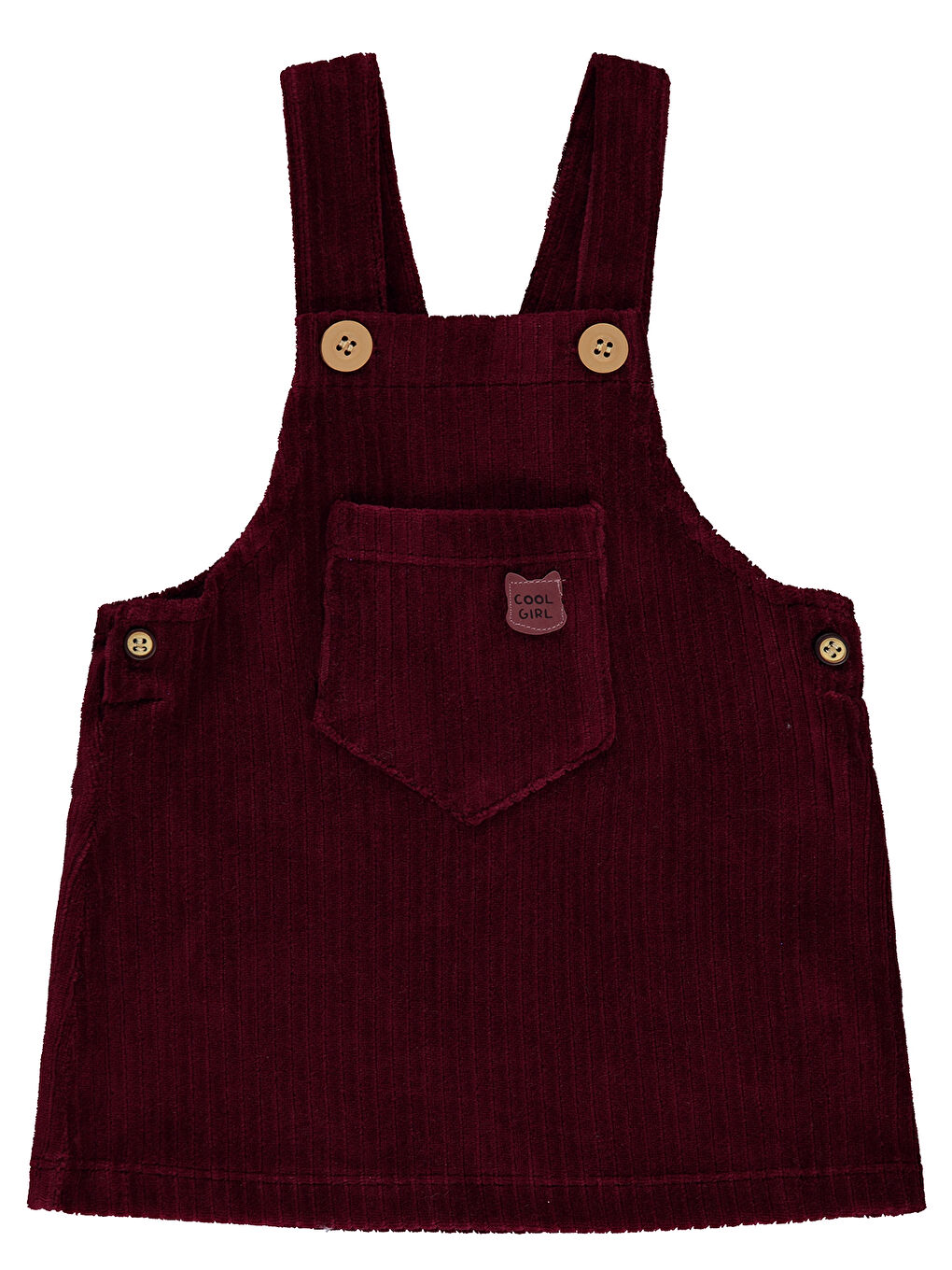 Civil Bordo Baby Kız Bebek Elbise 6-18 Ay Bordo