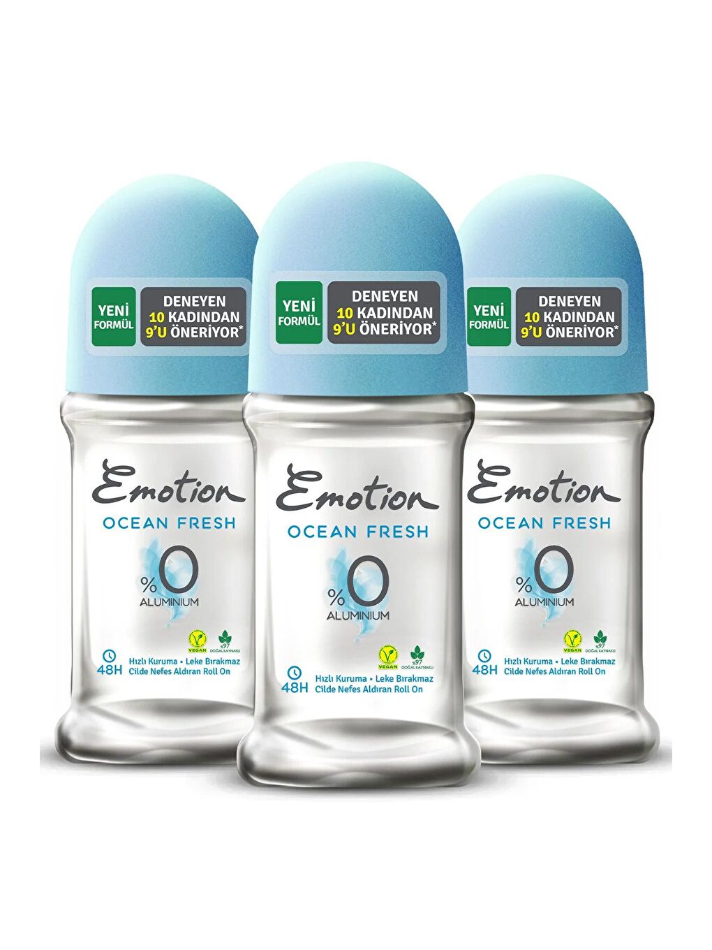 Emotion Ocean Fresh Roll On 3x50ml