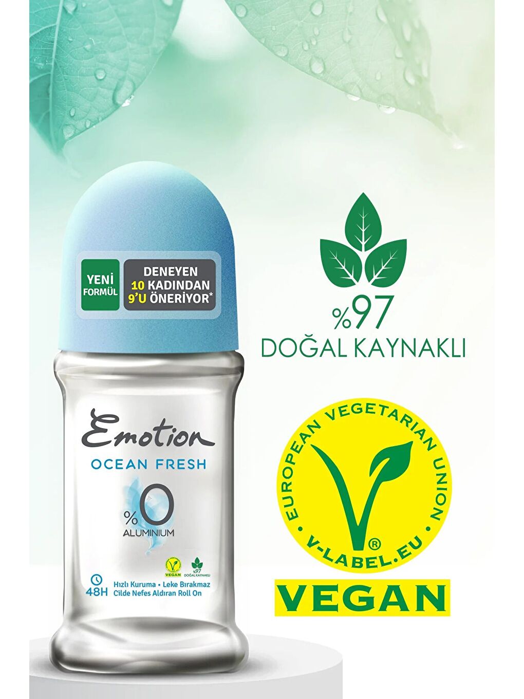 Emotion Ocean Fresh Roll On 3x50ml - 2