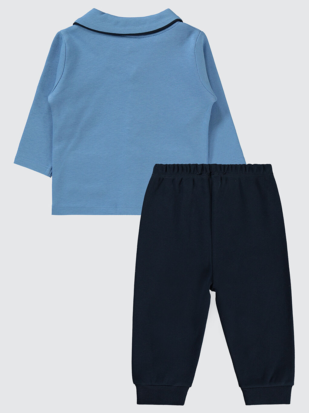 Batman Erkek Bebek Pijama Takımı 6-18 Ay Açık İndigo-1