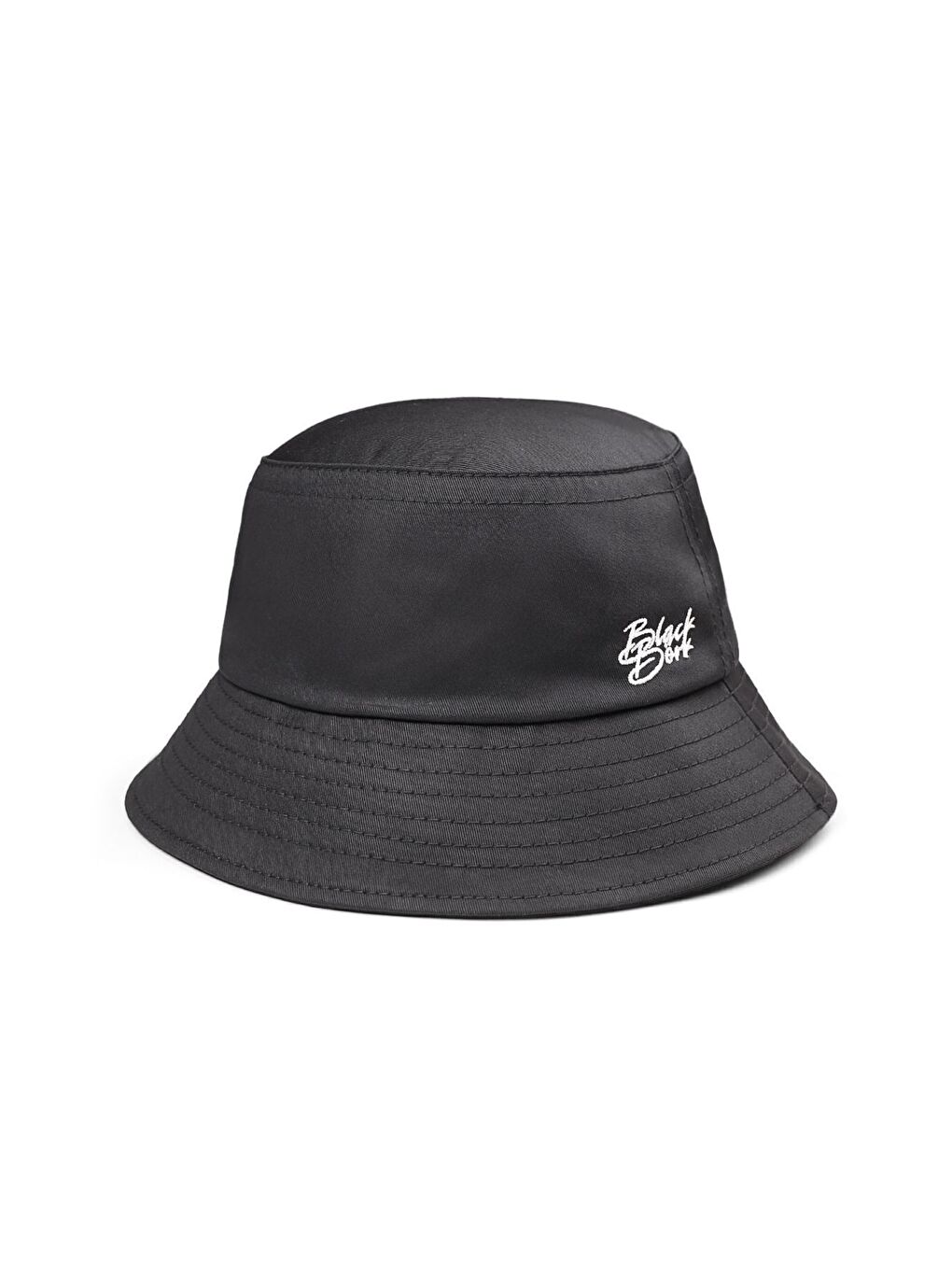 Kaplan Logolu Bucket Siyah Şapka-1