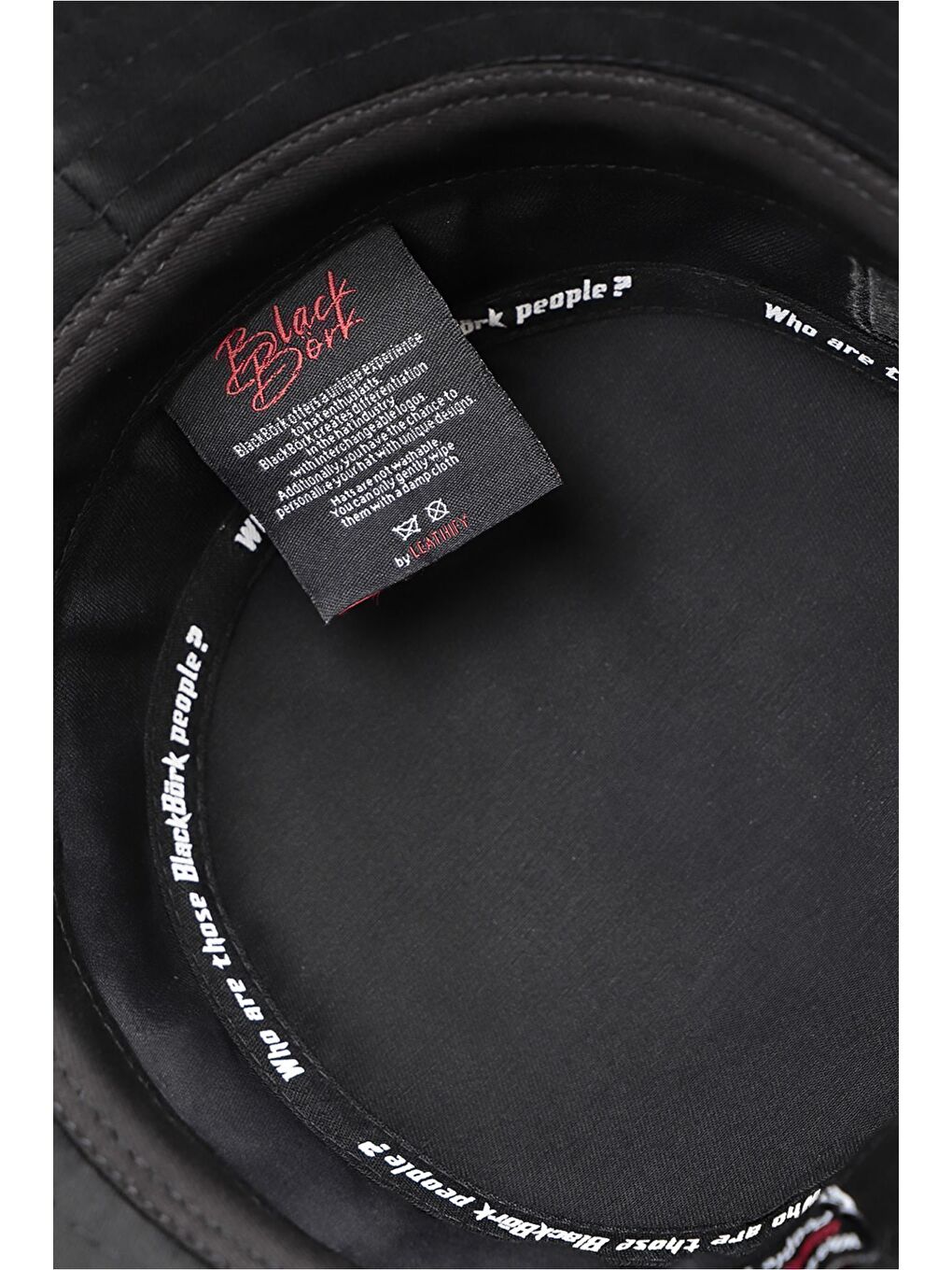 Kaplan Logolu Bucket Siyah Şapka-3