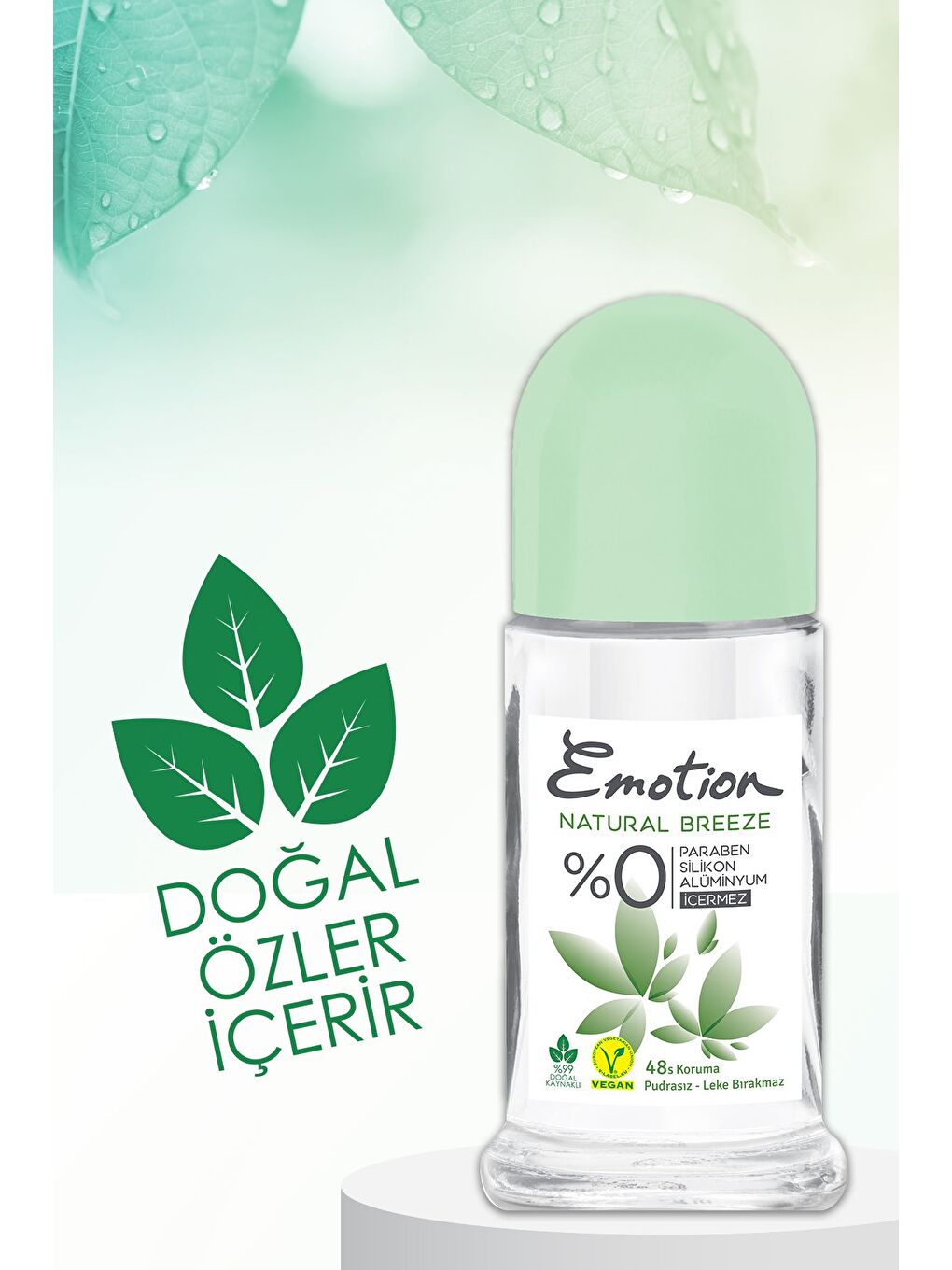 Emotion Beyaz Natural Breeze Roll On 3x50ml