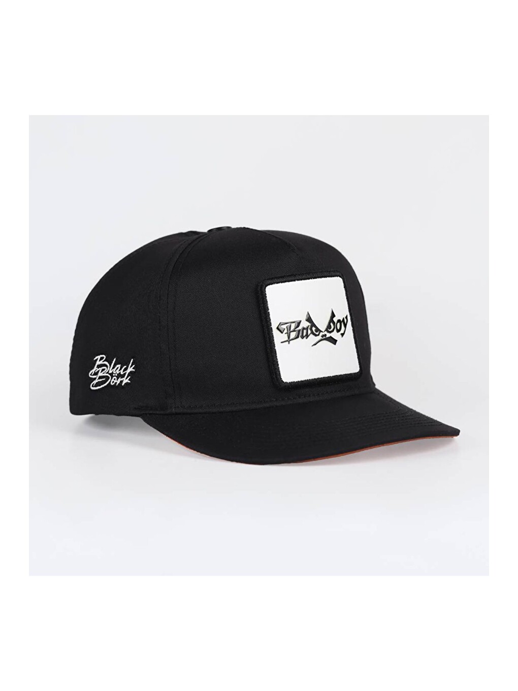 Bad Boy Logolu Siyah Hip Hop Şapka-1