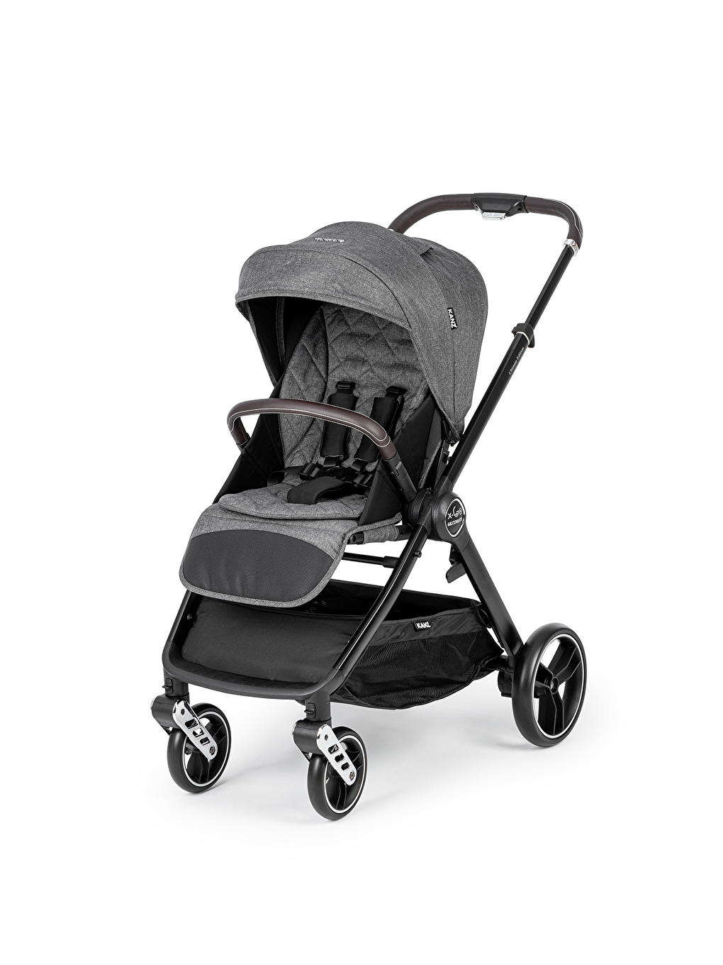 X-Go Ultimate Travel Sistem Bebek Arabası Silver Gri-1