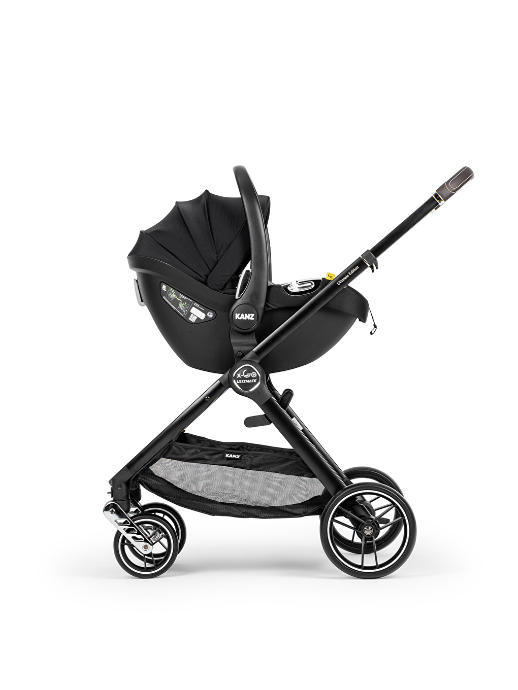 X-Go Ultimate Travel Sistem Bebek Arabası Silver Gri-4