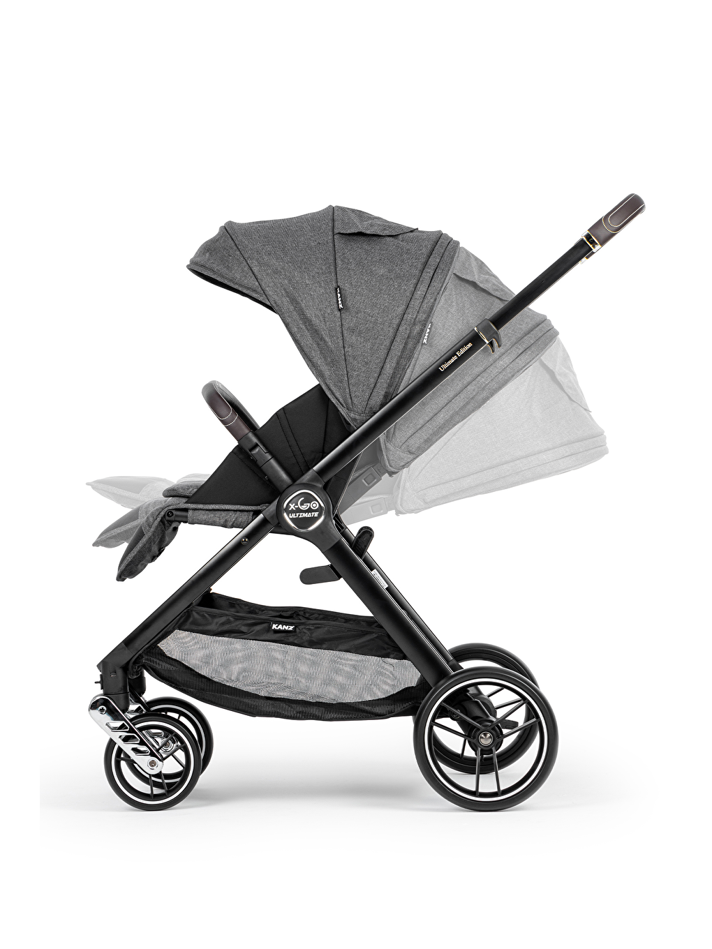 X-Go Ultimate Travel Sistem Bebek Arabası Silver Gri-7