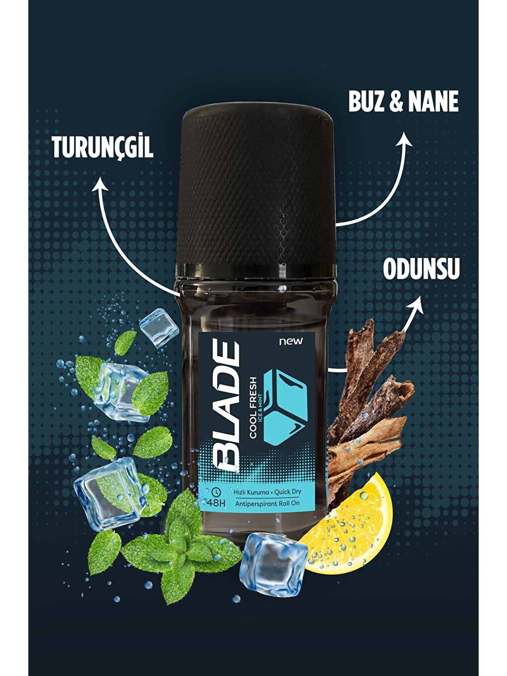 Blade Beyaz Cool Fresh Roll On 3x50 ml - 4