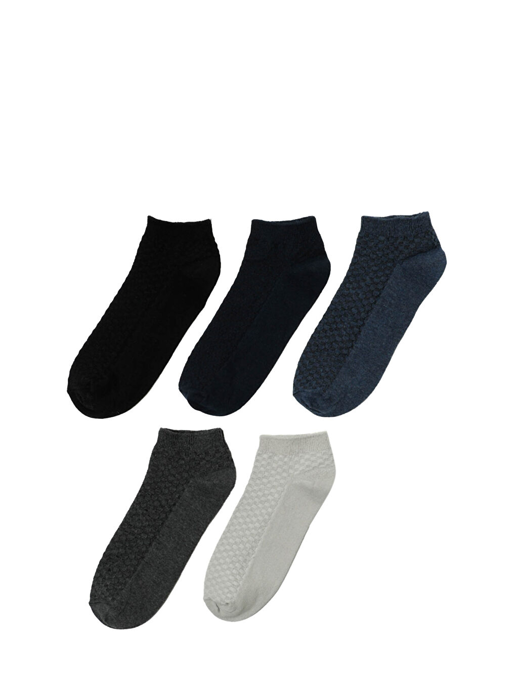 Karışık NW JKR 5 LI PTK-M 4PR Çok Renkli Erkek 5'li Patik Çorap