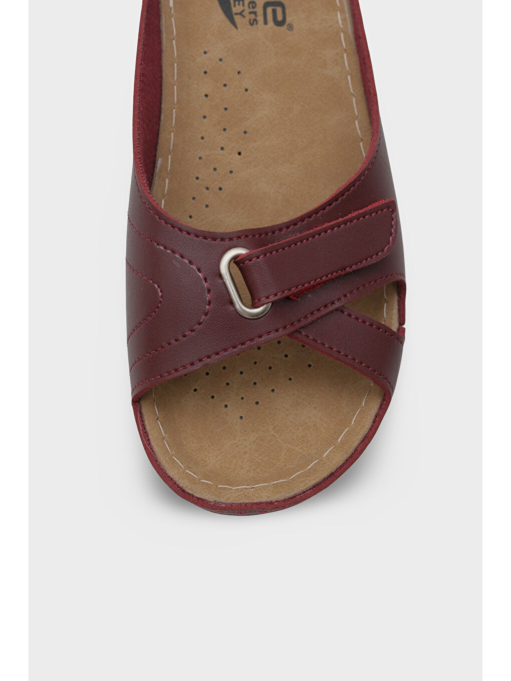 Bordo Karen Z0777 Kadın Konfor Anatomic Terlik-2