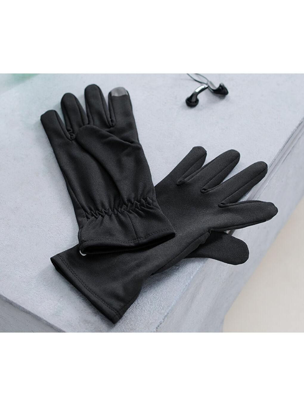 Koşu Eldiveni, Uniseks, Siyah-1