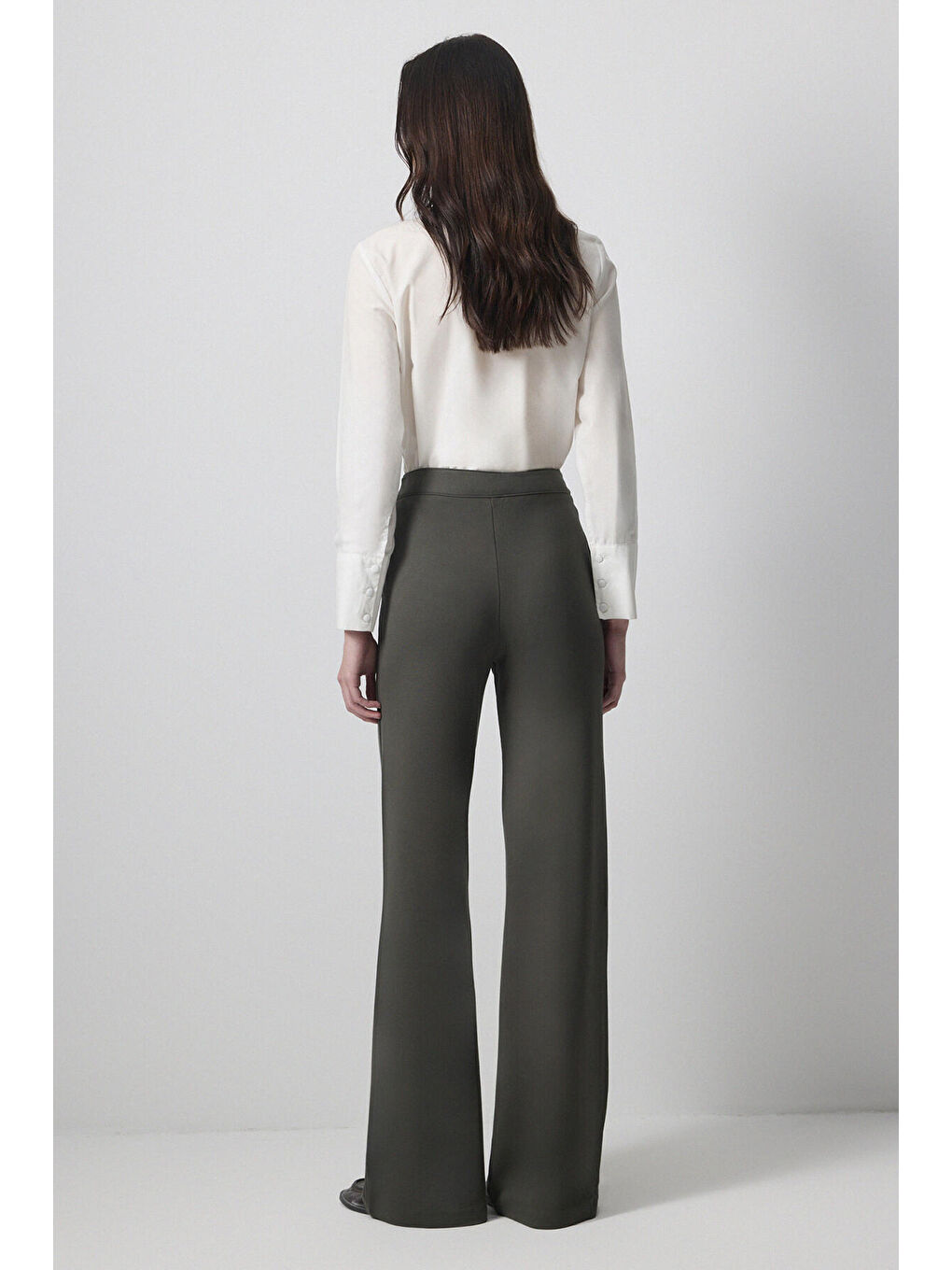 Yeşil Dökümlü Çelik Pantolon-3