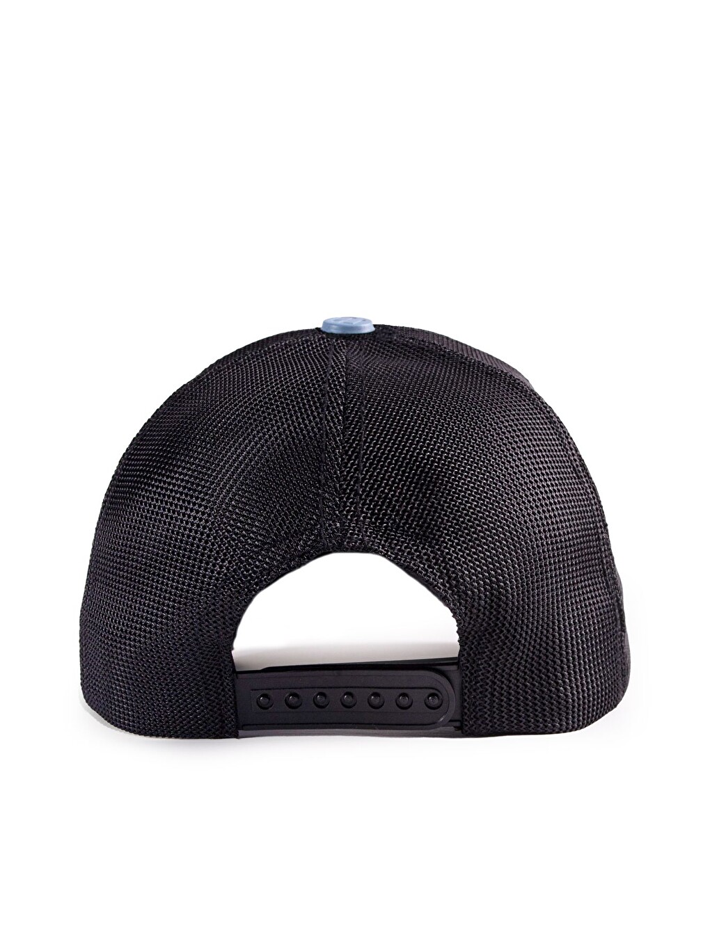 Ayı Logolu Siyah-Buz Mavi Trucker Şapka-4