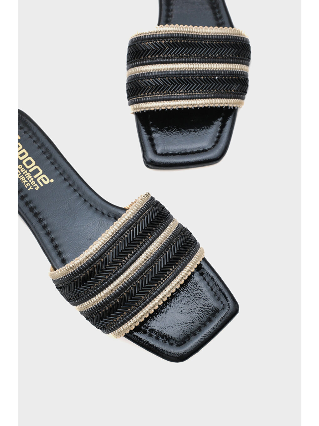 Siyah Liana Kadın Terlik-3